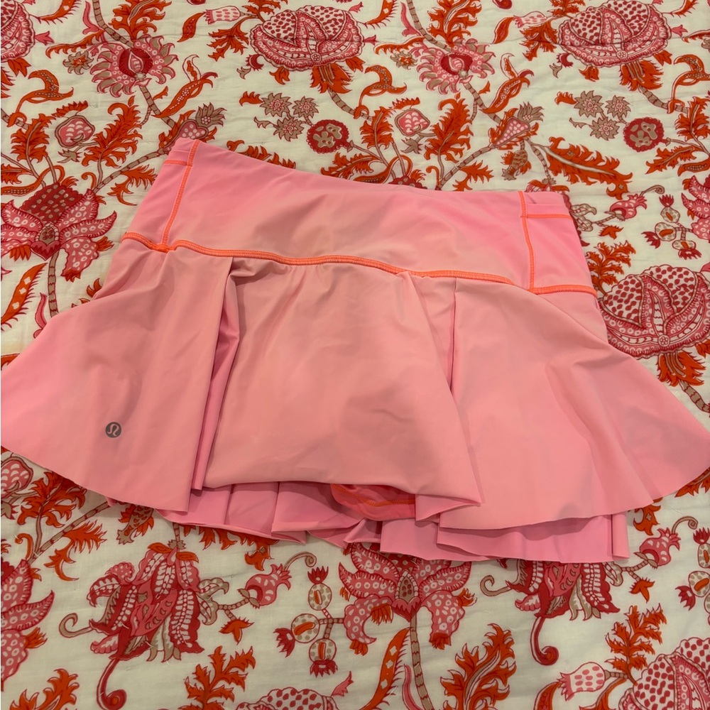 lululemon athletica Pink and Coral Athletic Skater Skirt